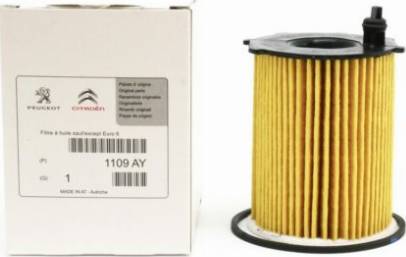 CITROËN 1109 AY - Oil Filter www.autospares.lv