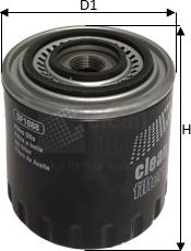 Clean Filters DF1888 - Oil Filter www.autospares.lv