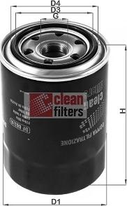 Clean Filters DF 863/A - Eļļas filtrs www.autospares.lv