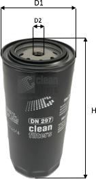 Clean Filters DN 297 - Fuel filter www.autospares.lv