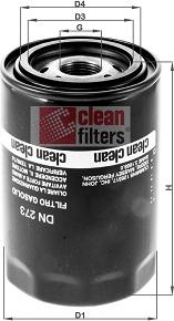 Clean Filters DN 273 - Degvielas filtrs autospares.lv