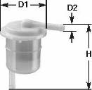 Clean Filters MBNA 002 - Degvielas filtrs autospares.lv