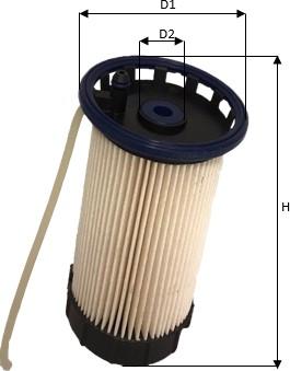 Clean Filters MG3621 - Degvielas filtrs www.autospares.lv