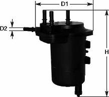 Clean Filters MGC1696 - Fuel filter www.autospares.lv