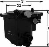 Clean Filters MGC1685 - Fuel filter www.autospares.lv