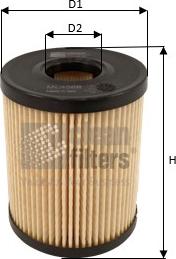 Clean Filters ML4568 - Oil Filter www.autospares.lv