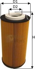 Clean Filters ML4586 - Eļļas filtrs www.autospares.lv