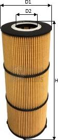 Clean Filters ML4587 - Eļļas filtrs www.autospares.lv