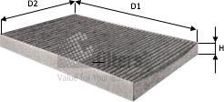 Clean Filters NC2040CA - Filtrs, Salona telpas gaiss www.autospares.lv