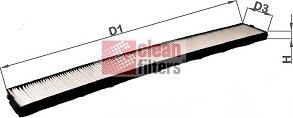 Clean Filters NC2084 - Filtrs, Salona telpas gaiss www.autospares.lv