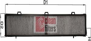 Clean Filters NC2314CA - Filtrs, Salona telpas gaiss www.autospares.lv