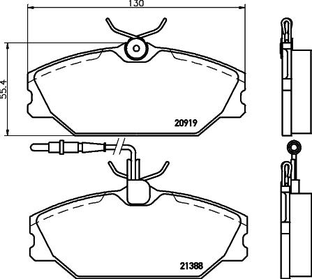 Cobreq N-441 - Bremžu uzliku kompl., Disku bremzes autospares.lv