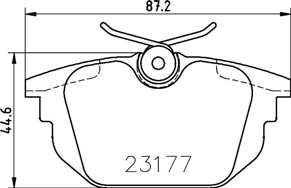 Cobreq N-559 - Brake Pad Set, disc brake www.autospares.lv