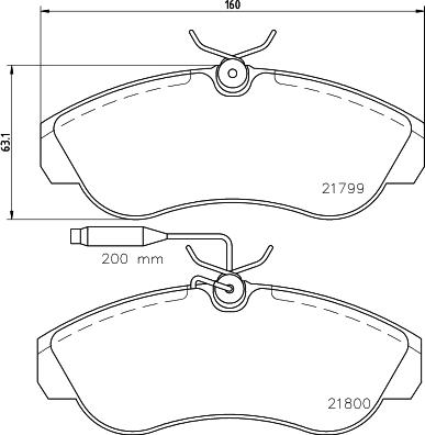 Cobreq N-555 - Bremžu uzliku kompl., Disku bremzes www.autospares.lv