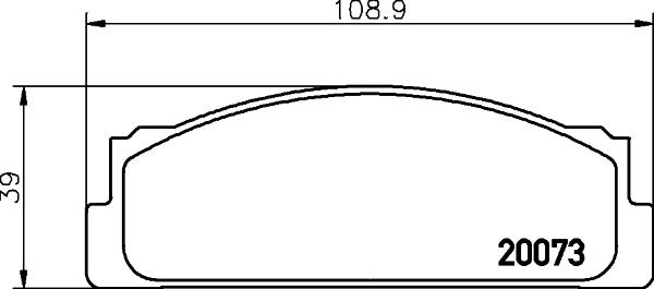 Cobreq N-552 - Тормозные колодки, дисковые, комплект www.autospares.lv