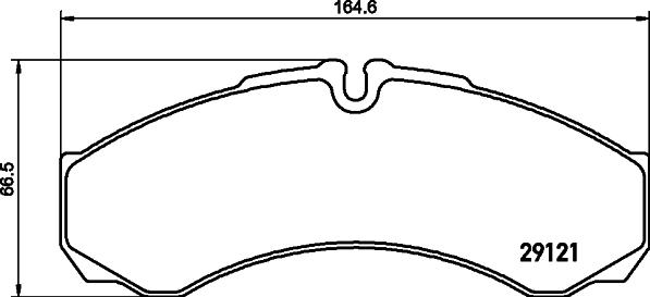 Cobreq N-557 - Brake Pad Set, disc brake www.autospares.lv