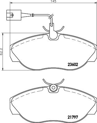 Cobreq N-565 - Brake Pad Set, disc brake www.autospares.lv