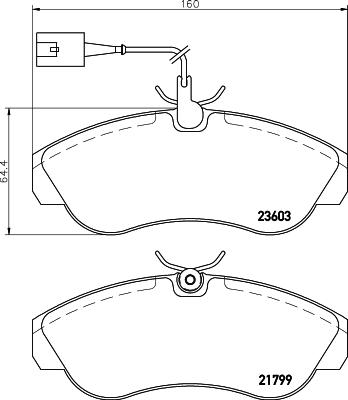 Cobreq N-566 - Brake Pad Set, disc brake www.autospares.lv