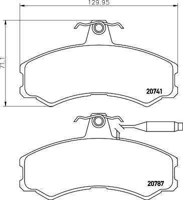 Cobreq N-560 - Тормозные колодки, дисковые, комплект www.autospares.lv