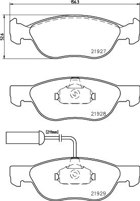 Cobreq N-562 - Bremžu uzliku kompl., Disku bremzes www.autospares.lv