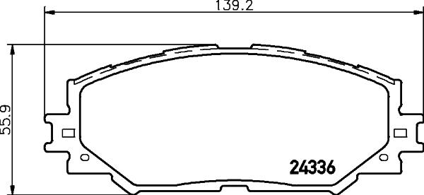 DJ Parts BP1637 - Bremžu uzliku kompl., Disku bremzes www.autospares.lv