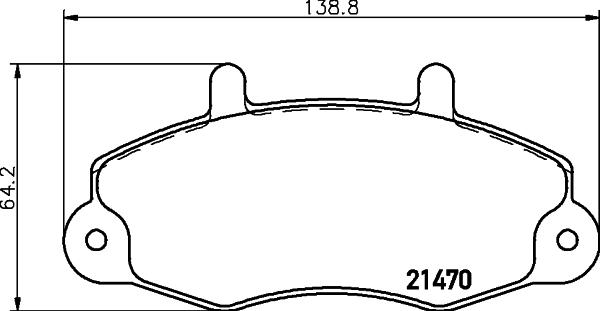 Cobreq N-155 - Bremžu uzliku kompl., Disku bremzes www.autospares.lv