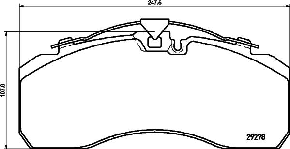 Knorr Bremse K071018K50 - Bremžu uzliku kompl., Disku bremzes www.autospares.lv