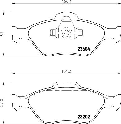 ACDelco 19377457 - Brake Pad Set, disc brake www.autospares.lv