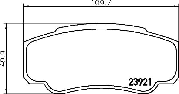 Cobreq N-1169 - Тормозные колодки, дисковые, комплект www.autospares.lv