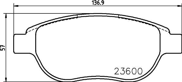 Cobreq N-1168 - Bremžu uzliku kompl., Disku bremzes autospares.lv