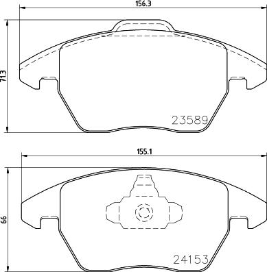 Cobreq N-1175 - Bremžu uzliku kompl., Disku bremzes autospares.lv