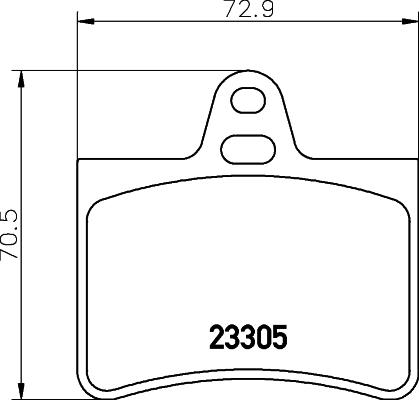 Cobreq N-1170 - Bremžu uzliku kompl., Disku bremzes autospares.lv