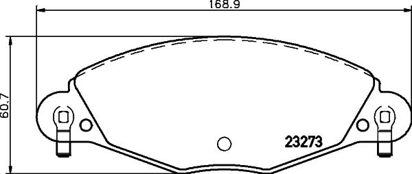 Cobreq N-1173 - Bremžu uzliku kompl., Disku bremzes autospares.lv