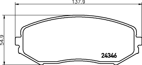 Cobreq N-1399 - Тормозные колодки, дисковые, комплект www.autospares.lv