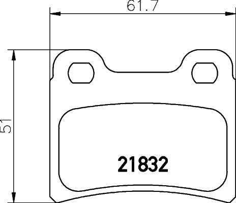 Cobreq N-133 - Bremžu uzliku kompl., Disku bremzes autospares.lv