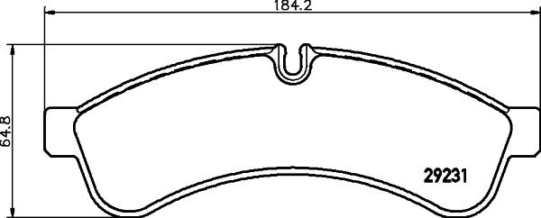 Cobreq N-1283 - Тормозные колодки, дисковые, комплект www.autospares.lv