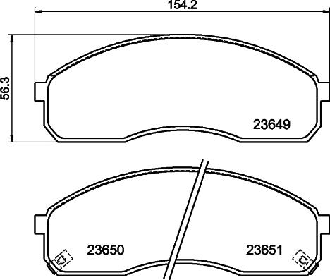 Cobreq N-1238P - Bremžu uzliku kompl., Disku bremzes www.autospares.lv