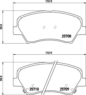 Cobreq N-1272 - Тормозные колодки, дисковые, комплект www.autospares.lv