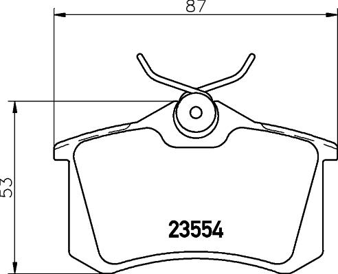 TRW 6108231 - Тормозные колодки, дисковые, комплект www.autospares.lv