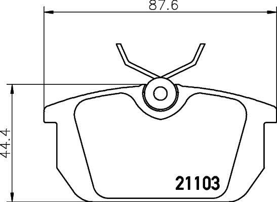 Cobreq N-824 - Bremžu uzliku kompl., Disku bremzes www.autospares.lv