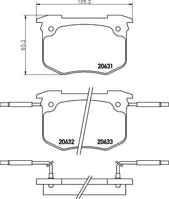 Cobreq N-874 - Bremžu uzliku kompl., Disku bremzes autospares.lv