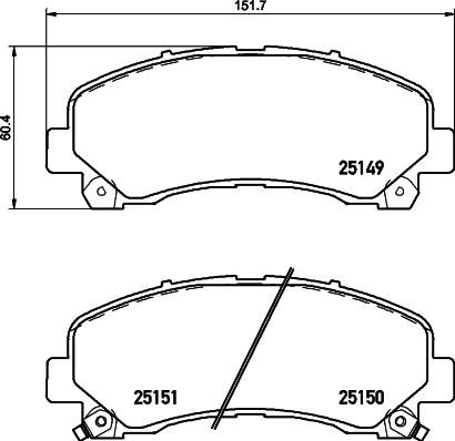 Cobreq N-390 - Bremžu uzliku kompl., Disku bremzes www.autospares.lv