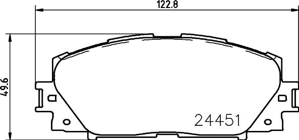 Cobreq N-2048 - Тормозные колодки, дисковые, комплект www.autospares.lv