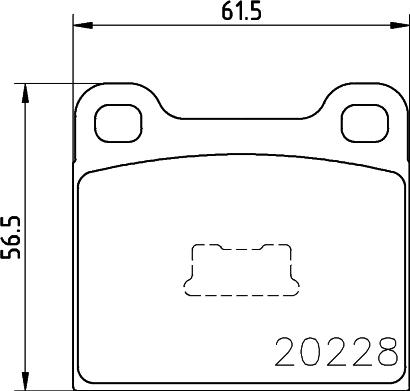 Cobreq N-204 - Bremžu uzliku kompl., Disku bremzes www.autospares.lv