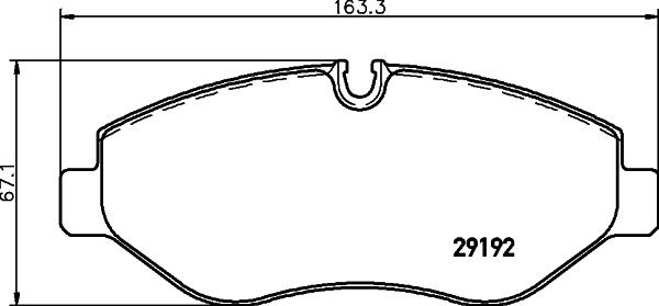 Cobreq N-2055 - Bremžu uzliku kompl., Disku bremzes www.autospares.lv