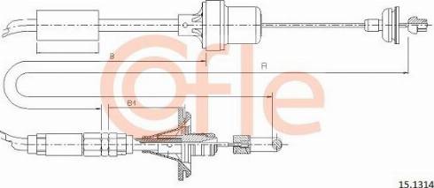 Cofle 92.15.1314 - Trose, Sajūga pievads www.autospares.lv