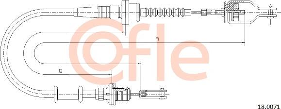 Cofle 92.18.0071 - Trose, Sajūga pievads www.autospares.lv