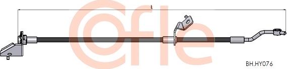 Cofle 92.BH.HY076 - Bremžu šļūtene www.autospares.lv