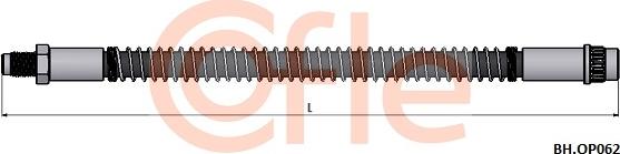 Cofle 92.BH.OP062 - Bremžu šļūtene www.autospares.lv