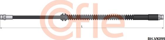 Cofle 92.BH.VK099 - Bremžu šļūtene autospares.lv